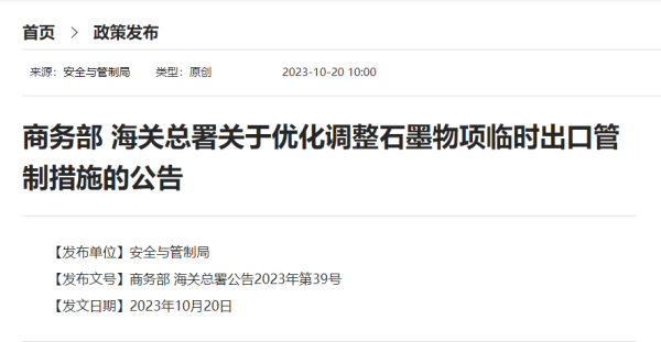 石墨一时出口管造措施有哪些？